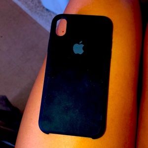 Brand new silicone black apple case